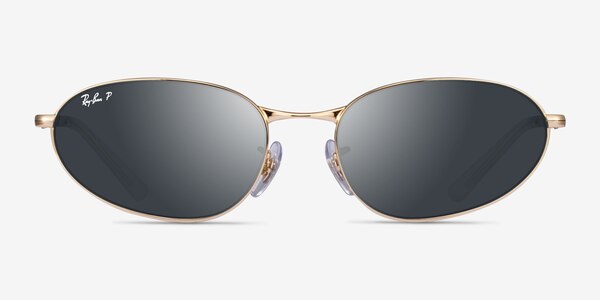 Ray-Ban RB3734 Shiny Gold Metal Sunglass Frames