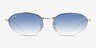 Ray-Ban RB3734 Rose Gold MetalSunglass Frames from EyeBuyDirect, Front View