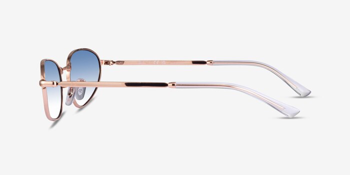 Ray-Ban RB3734 Rose Gold Metal Sunglass Frames from EyeBuyDirect