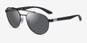 Ray-Ban RB3736 Liefforce Black MetalSunglass Frames from EyeBuyDirect, Angle View