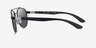 Ray-Ban RB3736 Liefforce Black MetalSunglass Frames from EyeBuyDirect, Side View