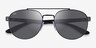 Ray-Ban RB3736 Liefforce Black MetalSunglass Frames from EyeBuyDirect, Closed View