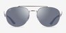Ray-Ban RB3736 Liefforce Shiny Silver MetalSunglass Frames from EyeBuyDirect, Front View