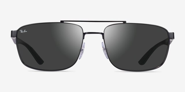 Ray-Ban RB3737 Liteforce Black MetalSunglass Frames from EyeBuyDirect, Front View