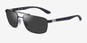 Ray-Ban RB3737 Liteforce Black MetalSunglass Frames from EyeBuyDirect, Angle View