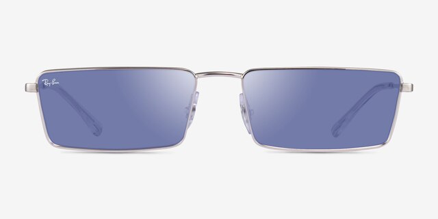 Ray-Ban RB3741 Emy Silver MetalSunglass Frames from EyeBuyDirect, Front View