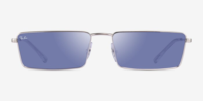 Ray-Ban RB3741 Emy Silver Metal Sunglass Frames from EyeBuyDirect