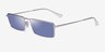 Ray-Ban RB3741 Emy Silver MetalSunglass Frames from EyeBuyDirect, Angle View