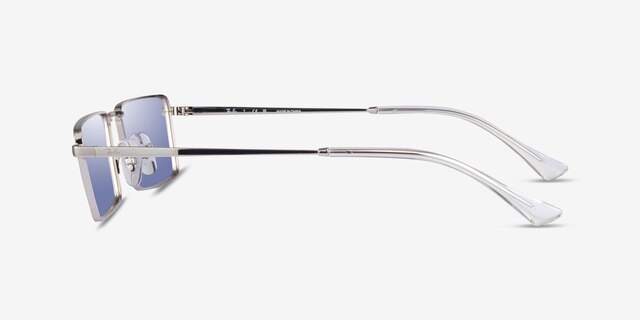 Ray-Ban RB3741 Emy Silver MetalSunglass Frames from EyeBuyDirect, Side View