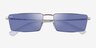 Ray-Ban RB3741 Emy Silver MetalSunglass Frames from EyeBuyDirect, Closed View