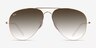 Ray-Ban RB3825 Light Gold MetalSunglass Frames from EyeBuyDirect, Front View