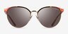Vogue Eyewear VO4303S Tortoise Gold MetalSunglass Frames from EyeBuyDirect, Front View