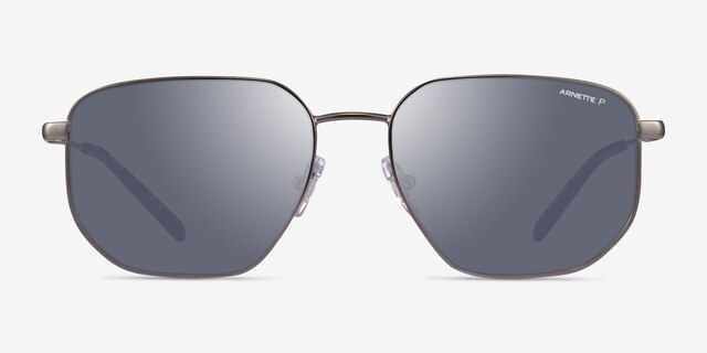 ARNETTE Sling Matte Gunmetal MetalSunglass Frames from EyeBuyDirect, Front View