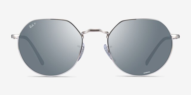 Ray-Ban RB3565 Jack Silver MetalSunglass Frames from EyeBuyDirect, Front View