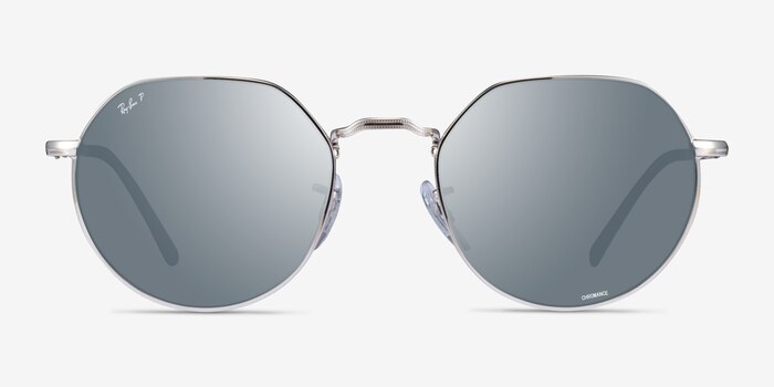 Ray-Ban RB3565 Jack Silver Metal Sunglass Frames from EyeBuyDirect