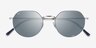 Ray-Ban RB3565 Jack Silver MetalSunglass Frames from EyeBuyDirect, Closed View