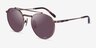 Ray-Ban Round Ii Titanium Rose Gold TitaniumSunglass Frames from EyeBuyDirect, Angle View