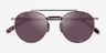 Ray-Ban Round Ii Titanium Rose Gold TitaniumSunglass Frames from EyeBuyDirect, Closed View