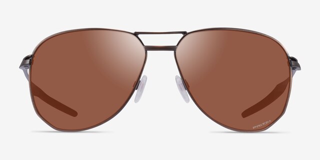 Oakley Contrail Matte Bronze MetalSunglass Frames from EyeBuyDirect, Front View