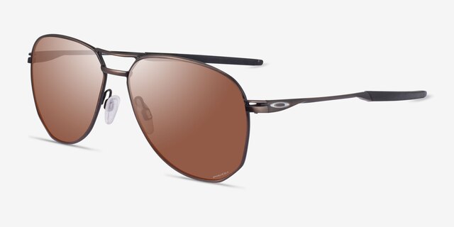 Oakley Contrail Matte Bronze MetalSunglass Frames from EyeBuyDirect, Angle View