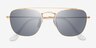 Ray-Ban RB3557 Legend Gold MetalSunglass Frames from EyeBuyDirect, Closed View