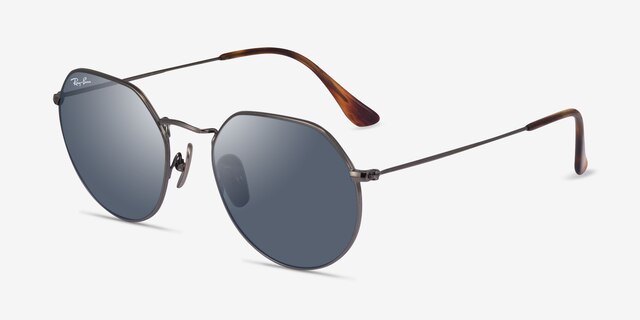 Ray-Ban RB8165 Jack Gunmetal TitaniumSunglass Frames from EyeBuyDirect, Angle View