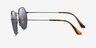 Ray-Ban RB8165 Jack Gunmetal TitaniumSunglass Frames from EyeBuyDirect, Side View
