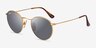 Ray-Ban RB8247 Matte Gold TitaniumSunglass Frames from EyeBuyDirect, Angle View
