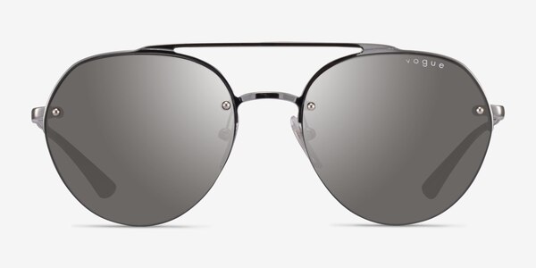 Vogue Eyewear VO4113S Silver Black Metal Sunglass Frames
