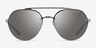Vogue Eyewear VO4113S Silver Black MetalSunglass Frames from EyeBuyDirect, Front View