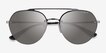 Vogue Eyewear VO4113S Silver Black MetalSunglass Frames from EyeBuyDirect, Closed View