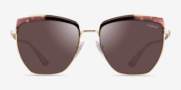 Vogue Eyewear VO4234S Tortoise Gold Metal Sunglass Frames