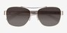 Coach HC7064 L151 Light Gold MetalSunglass Frames from EyeBuyDirect, Closed View