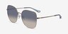 Coach HC7133 C7997 Shiny Light Gold MetalSunglass Frames from EyeBuyDirect, Angle View