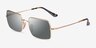 Ray-Ban RB1969 Shiny Gold MetalSunglass Frames from EyeBuyDirect, Angle View
