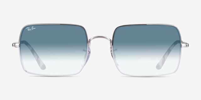 Ray-Ban RB1969 Shiny Silver MetalSunglass Frames from EyeBuyDirect, Front View