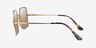 Ray-Ban RB1971 Square Shiny Gold MetalSunglass Frames from EyeBuyDirect, Side View