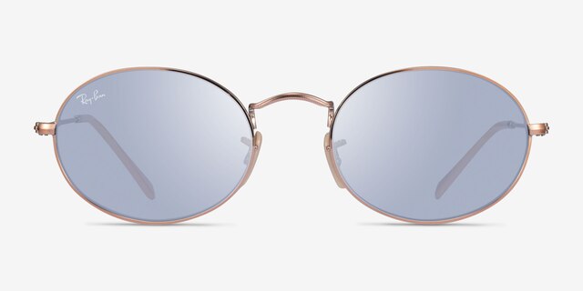 Ray-Ban RB3547N Rose Gold MetalSunglass Frames from EyeBuyDirect, Front View