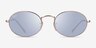 Ray-Ban RB3547N Rose Gold MetalSunglass Frames from EyeBuyDirect, Front View