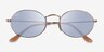 Ray-Ban RB3547N Rose Gold MetalSunglass Frames from EyeBuyDirect, Closed View