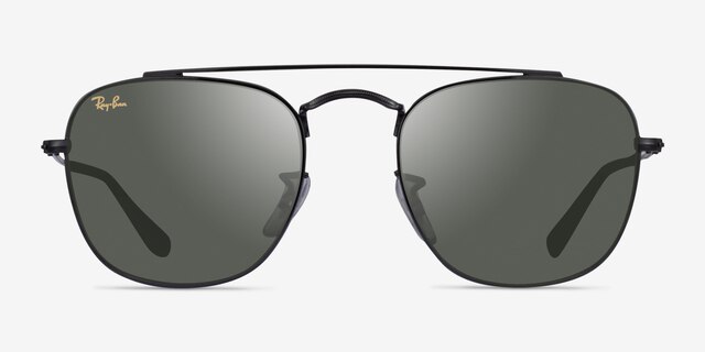 Ray-Ban RB3557 Black MetalSunglass Frames from EyeBuyDirect, Front View