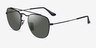 Ray-Ban RB3557 Black MetalSunglass Frames from EyeBuyDirect, Angle View