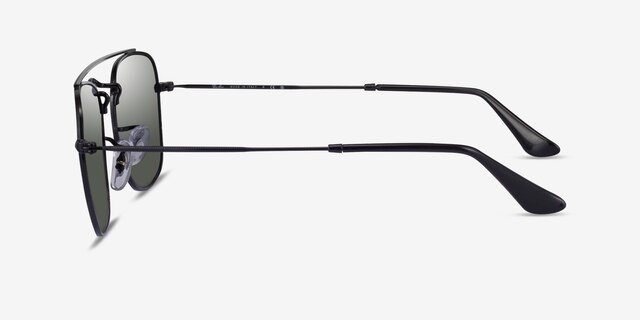 Ray-Ban RB3557 Black MetalSunglass Frames from EyeBuyDirect, Side View
