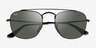 Ray-Ban RB3557 Black MetalSunglass Frames from EyeBuyDirect, Closed View