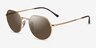 Ray-Ban RB3565 Jack Shiny Gold MetalSunglass Frames from EyeBuyDirect, Angle View