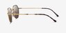 Ray-Ban RB3565 Jack Shiny Gold MetalSunglass Frames from EyeBuyDirect, Side View