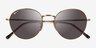 Ray-Ban RB3582 David Shiny Gold MetalSunglass Frames from EyeBuyDirect, Closed View