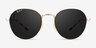 Ray-Ban RB3582 David Gold MetalSunglass Frames from EyeBuyDirect, Front View