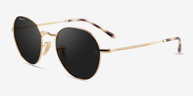 Ray-Ban RB3582 David Gold MetalSunglass Frames from EyeBuyDirect, Angle View