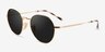 Ray-Ban RB3582 David Gold MetalSunglass Frames from EyeBuyDirect, Angle View